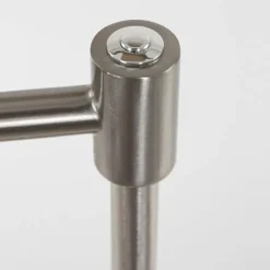 Lampadaire Steinhauer Mexlite LED Acier inoxydable, 1 lumière