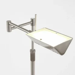 Lampadaire Steinhauer Mexlite LED Acier inoxydable, 1 lumière