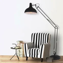 Lampadaire Steinhauer Mexlite Noir, 1 lumière