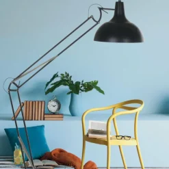 Lampadaire Steinhauer Mexlite Noir, 1 lumière