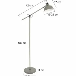 Lampadaire Steinhauer Nové Vert, 1 lumière