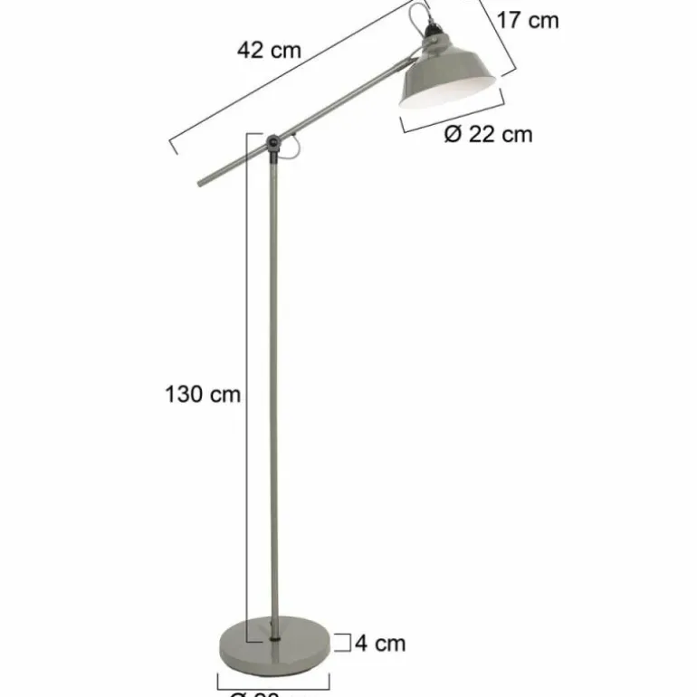 Lampadaire Steinhauer Nové Vert, 1 lumière