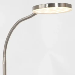 Lampadaire Steinhauer Platu LED Acier inoxydable, 1 lumière