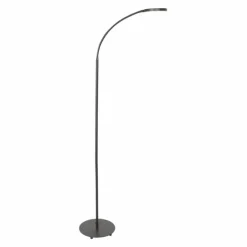 Lampadaire Steinhauer Platu LED Noir, 1 lumière