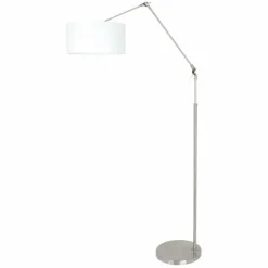 Lampadaire Steinhauer Prestige Chic Acier brossé, 1 lumière