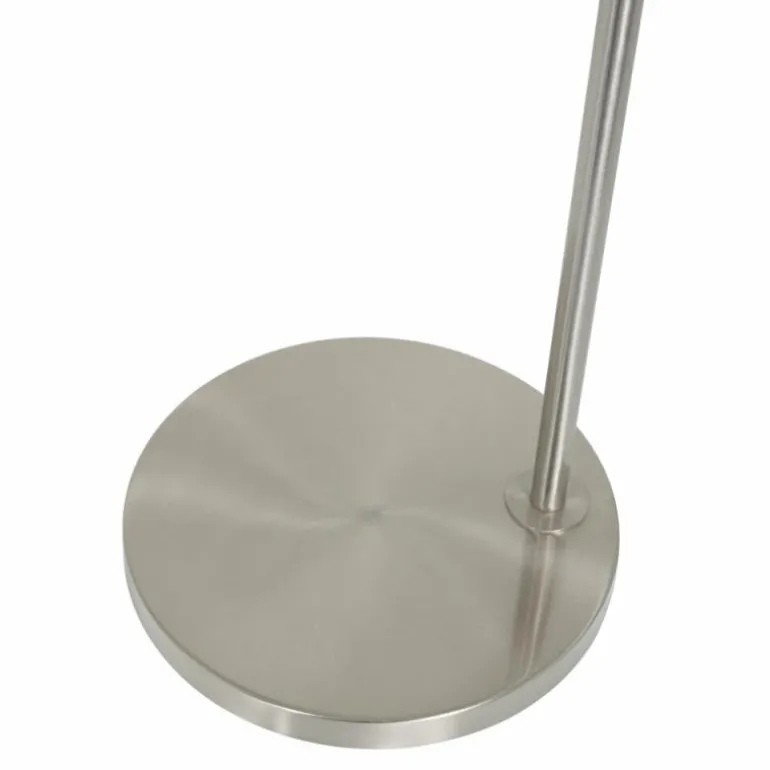 Lampadaire Steinhauer Prestige Chic Acier brossé, 1 lumière