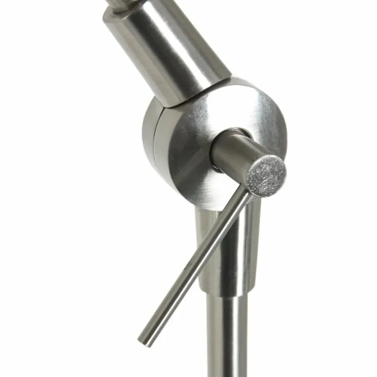 Lampadaire Steinhauer Prestige Chic Acier brossé, 1 lumière