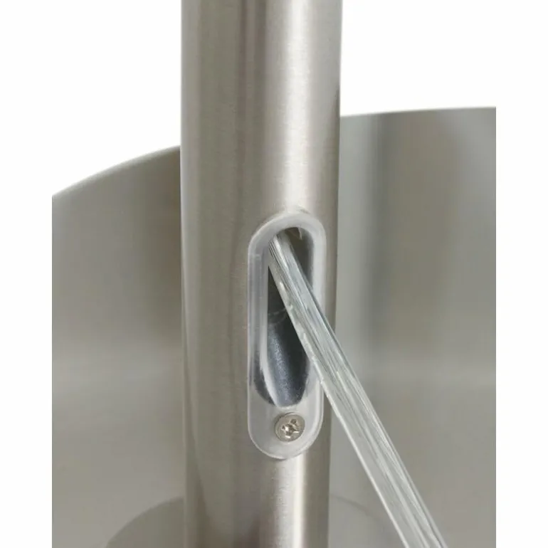 Lampadaire Steinhauer Prestige Chic Acier brossé, 1 lumière