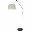 Lampadaire Steinhauer Prestige Chic Noir, 1 lumière