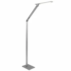 Lampadaire Steinhauer Serenade LED Acier inoxydable, Blanc, 1 lumière