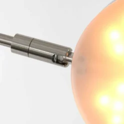 Lampadaire Steinhauer Soleil LED Acier brossé, 1 lumière