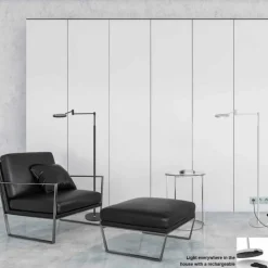 Lampadaire Steinhauer Soleil LED Acier brossé, 1 lumière