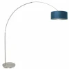 Lampadaire Steinhauer Sparkled Light Acier inoxydable, 1 lumière