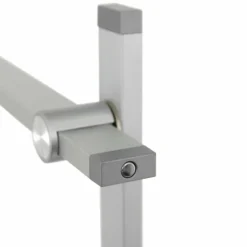 Lampadaire Steinhauer Stekk LED Acier inoxydable, Blanc, 1 lumière