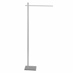 Lampadaire Steinhauer Stekk LED Acier inoxydable, Blanc, 1 lumière
