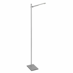 Lampadaire Steinhauer Stekk LED Acier inoxydable, Blanc, 1 lumière