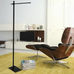 Lampadaire Steinhauer Stekk LED Noir, Blanc, 1 lumière