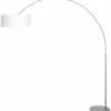 Lampadaire Steinhauer STRESA Acier inoxydable, 1 lumière