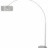 Lampadaire Steinhauer STRESA Acier inoxydable, 1 lumière