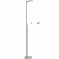 Lampadaire Steinhauer Turound LED Acier inoxydable, 2 lumières