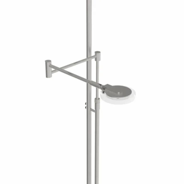 Lampadaire Steinhauer Turound LED Acier inoxydable, 2 lumières