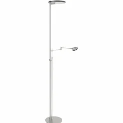 Lampadaire Steinhauer Turound LED Acier inoxydable, 2 lumières