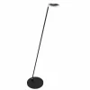 Lampadaire Steinhauer Turound LED Acier inoxydable, Noir, 1 lumière