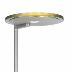 Lampadaire Steinhauer Turound LED Acier brossé, 2 lumières