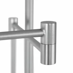 Lampadaire Steinhauer Turound LED Acier brossé, 2 lumières