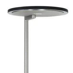 Lampadaire Steinhauer Turound LED Acier brossé, 2 lumières