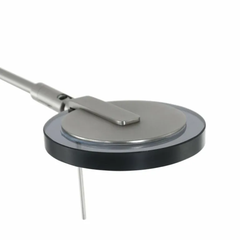 Lampadaire Steinhauer Turound LED Acier brossé, 2 lumières