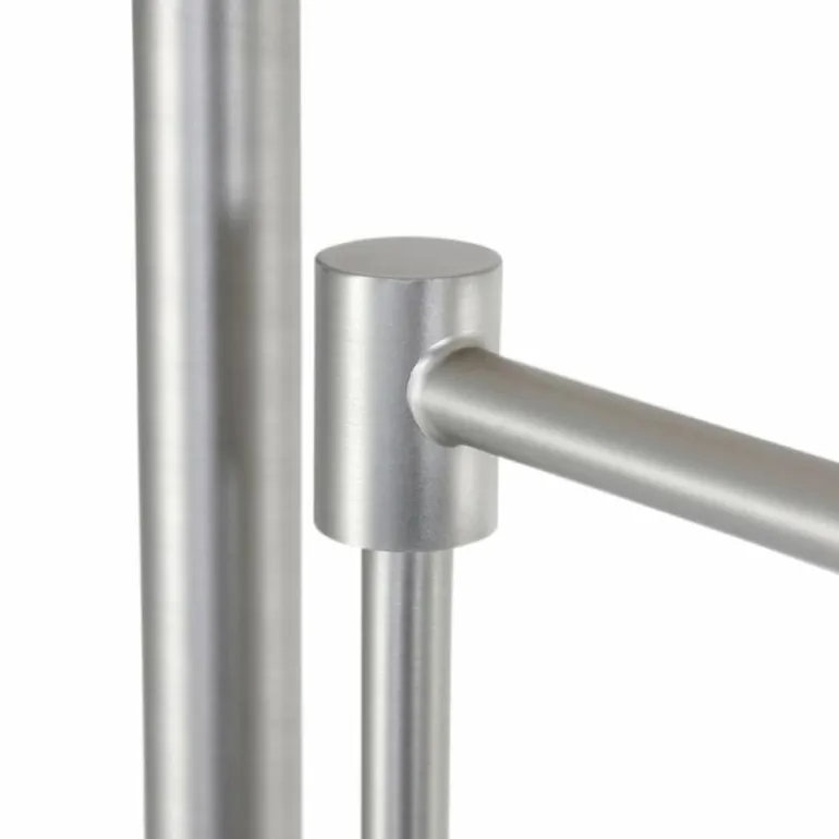 Lampadaire Steinhauer Turound LED Acier brossé, 2 lumières