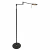 Lampadaire Steinhauer Turound LED Noir, 1 lumière