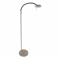 Lampadaire Steinhauer Turound LED Acier brossé, 1 lumière