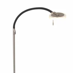 Lampadaire Steinhauer Turound LED Acier brossé, 1 lumière