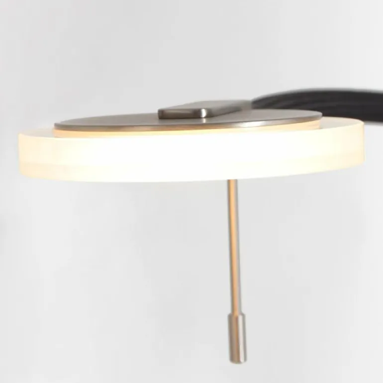Lampadaire Steinhauer Turound LED Acier brossé, 1 lumière