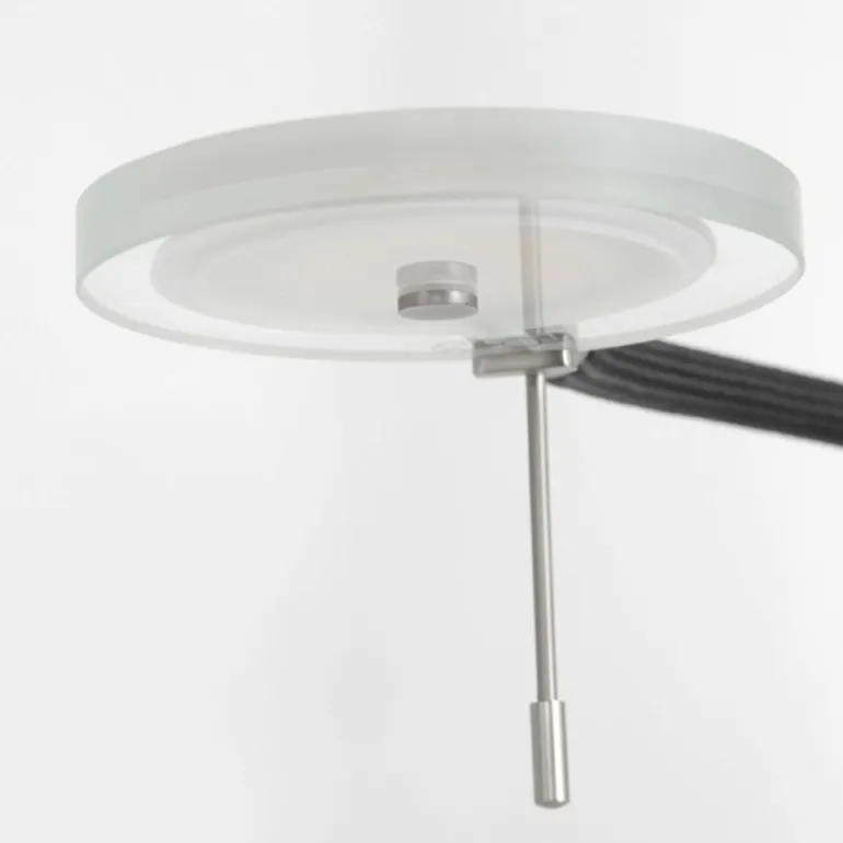 Lampadaire Steinhauer Turound LED Acier brossé, 1 lumière