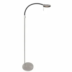 Lampadaire Steinhauer Turound LED Acier brossé, 1 lumière