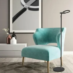 Lampadaire Steinhauer Turound LED Noir, 1 lumière