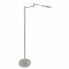 Lampadaire Steinhauer Turound LED Acier brossé, 1 lumière