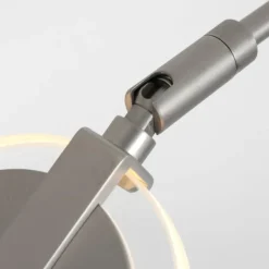 Lampadaire Steinhauer Turound LED Acier brossé, 1 lumière