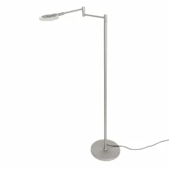 Lampadaire Steinhauer Turound LED Acier brossé, 1 lumière
