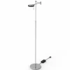 Lampadaire Steinhauer Turound LED Acier brossé, 1 lumière