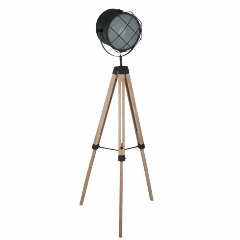 Lampadaire Steinhauer Twaki Noir, 1 lumière