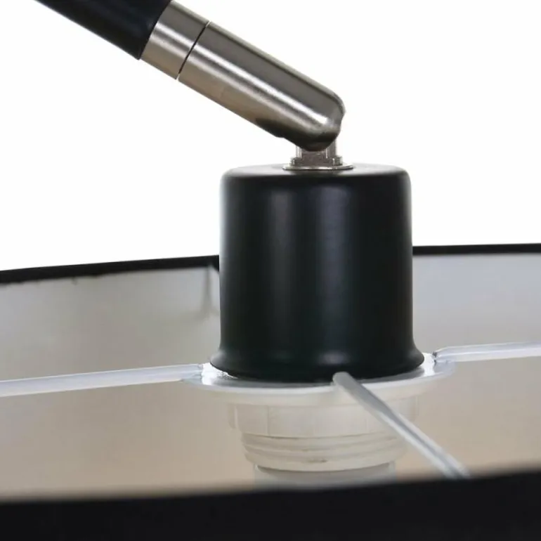 Lampadaire Steinhauer Twaki Noir, 1 lumière