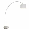 Lampadaire Steinhauer Twaki Acier inoxydable, 1 lumière