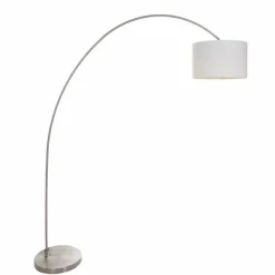 Lampadaire Steinhauer Twaki Acier inoxydable, 1 lumière