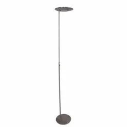 Lampadaire Steinhauer Zenith LED Acier inoxydable, 1 lumière