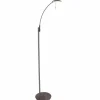 Lampadaire Steinhauer Zenith LED Acier inoxydable, 1 lumière