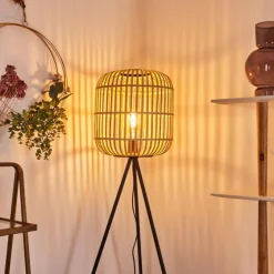 Lampadaire Sukhothai Noir, 1 lumière